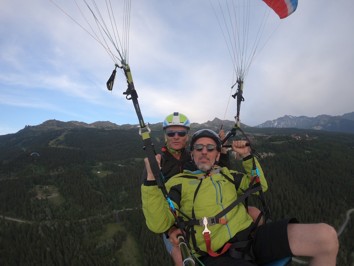 Paragliding flight with Gad Elmaleh