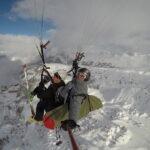 Paragliding flight with Julien Absalon