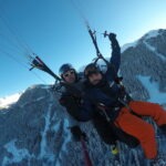 Paragliding flight with Patrick Fiori